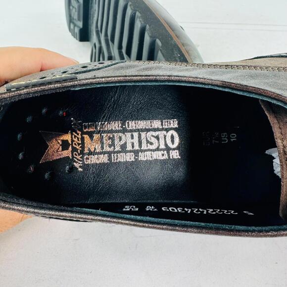 Mephisto Selenia Womens Oxford Shoes US 10 Lace-Up Air-Relax Wingtip Derby Dress - Picture 8 of 13